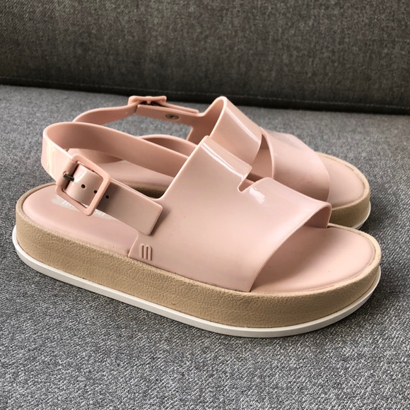 Melissa Shoes - Worn Once! - MELISSA Buckle Slide Platform Sandals